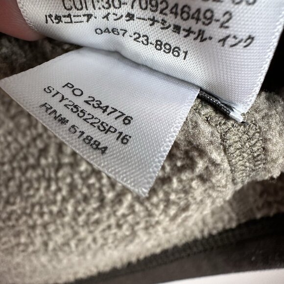 Patagonia Mens Better Sweater 1/4 Zip Fleece Pullover Jacket Size Small Walnut - Picture 11 of 11